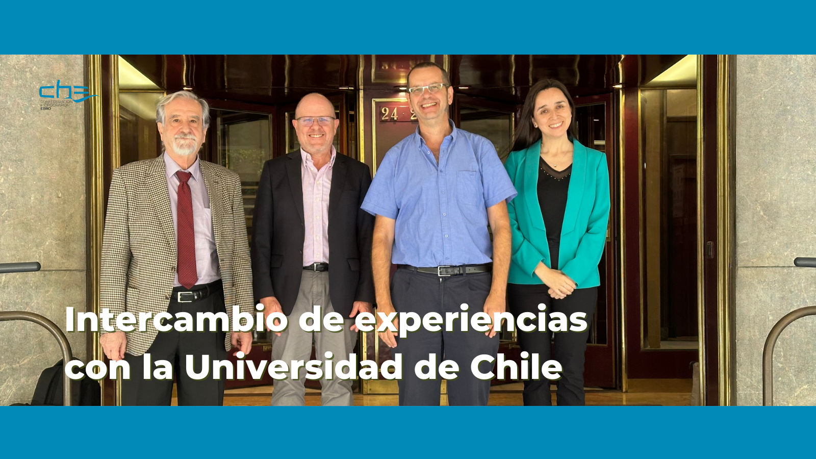 Imagen noticia - La Confederación Hidrográfica del Ebro recibe a representantes de la Universidad de Chile